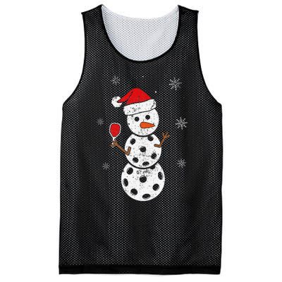 Santa Hat Snowman Gifts For Xmas Funny Pickleball Christmas Mesh Reversible Basketball Jersey Tank