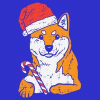 Santa Hat Shiba Inu Akita Dog Christmas Pajamas Xmas Pj Doge Meaningful Gift Polo