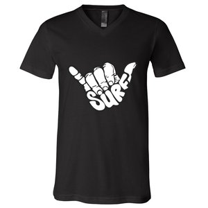 Surfing Hand V-Neck T-Shirt