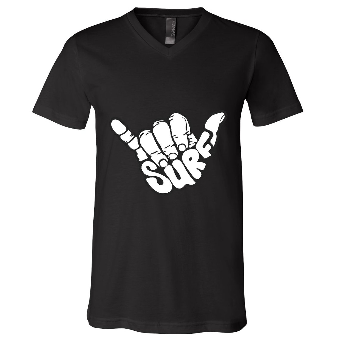 Surfing Hand V-Neck T-Shirt