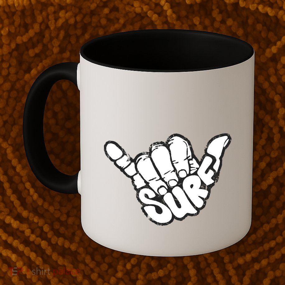 Surfing Hand Mug