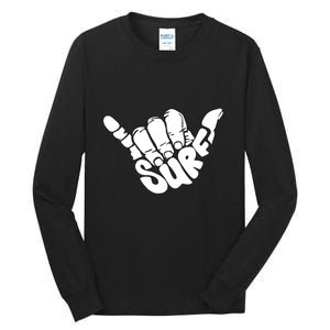 Surfing Hand Tall Long Sleeve T-Shirt