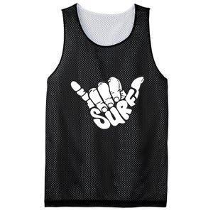 Surfing Hand Mesh Reversible Basketball Jersey Tank