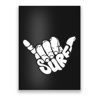Surfing Hand Poster