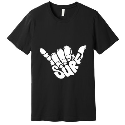 Surfing Hand Premium T-Shirt