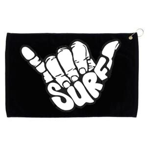 Surfing Hand Grommeted Golf Towel