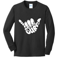 Surfing Hand Kids Long Sleeve Shirt