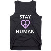 Stay Human Tank Top