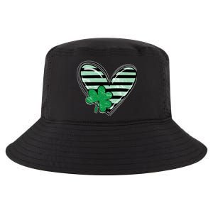 Shamrock Heart St Patrick Day Cute Cool Comfort Performance Bucket Hat