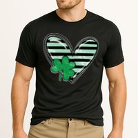 Shamrock Heart St Patrick Day Cute Cooling Performance Crew T-Shirt