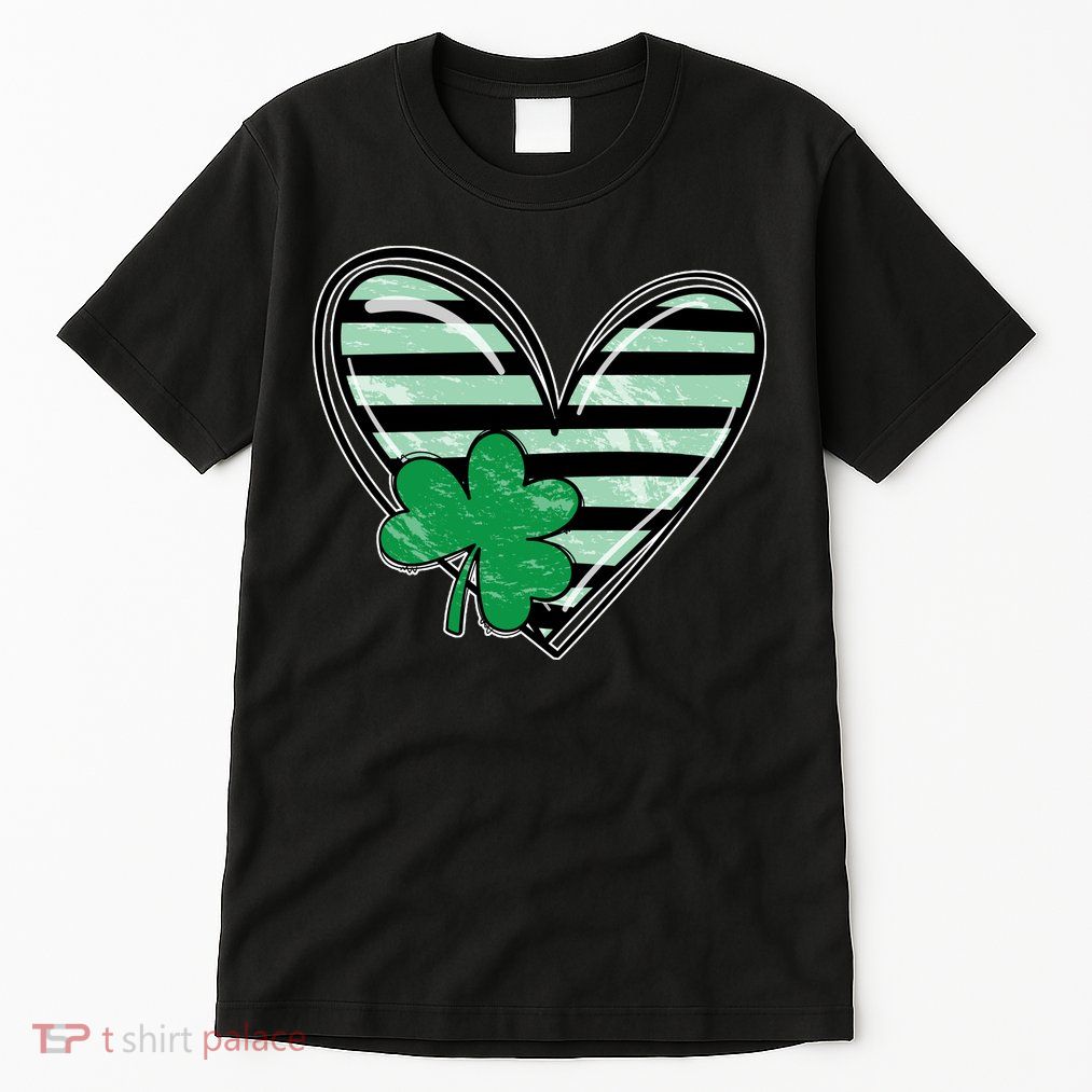 Shamrock Heart St Patrick Day Cute Tall T-Shirt