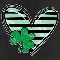Shamrock Heart St Patrick Day Cute Adult Drive Performance Visor