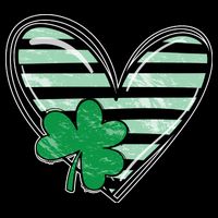 Shamrock Heart St Patrick Day Cute Wool Snapback Cap
