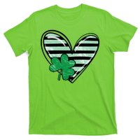 Shamrock Heart St Patrick Day Cute T-Shirt