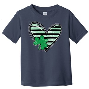 Shamrock Heart St Patrick Day Cute Toddler T-Shirt