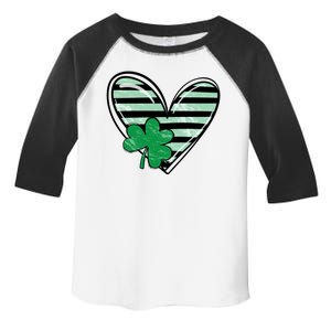 Shamrock Heart St Patrick Day Cute Toddler Fine Jersey T-Shirt