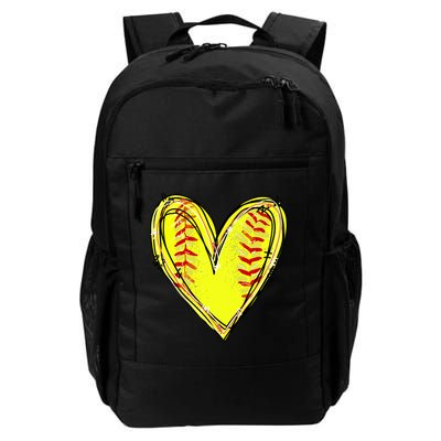 Softball Heart Softball Game Day Softball Mom Lovers Gift Backpack