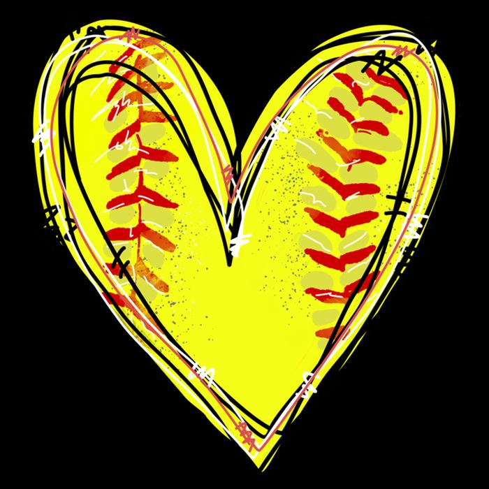 Softball Heart Softball Game Day Softball Mom Lovers Gift Mug