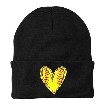 Softball Heart Softball Game Day Softball Mom Lovers Gift Beanie