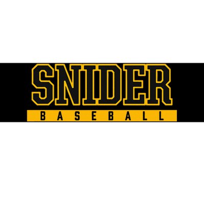 Snider High School Baseball Bumper Sticker