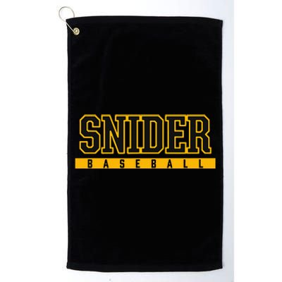 Snider High School Baseball Platinum Collection Golf Towel