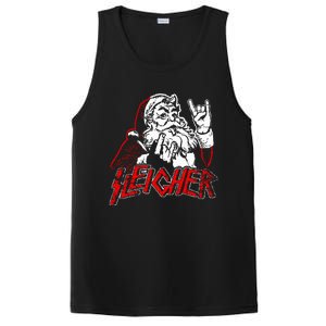 Sleigher Hail Santa Heavy Metal Christmas PosiCharge Competitor Tank