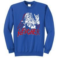 Sleigher Hail Santa Heavy Metal Christmas Sweatshirt