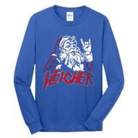 Sleigher Hail Santa Heavy Metal Christmas Tall Long Sleeve T-Shirt