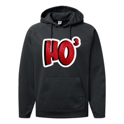 Santa Ho Shorthand Nerdy Engineer Christmas Red Ho3 Performance Fleece Hoodie