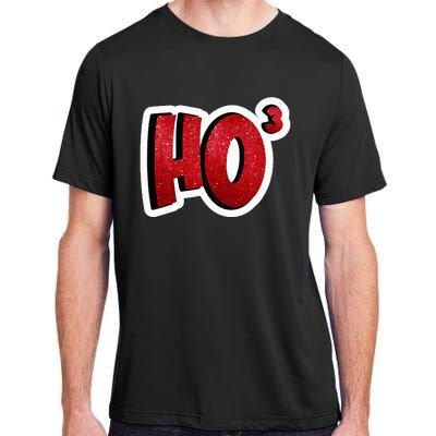 Santa Ho Shorthand Nerdy Engineer Christmas Red Ho3 Adult ChromaSoft Performance T-Shirt