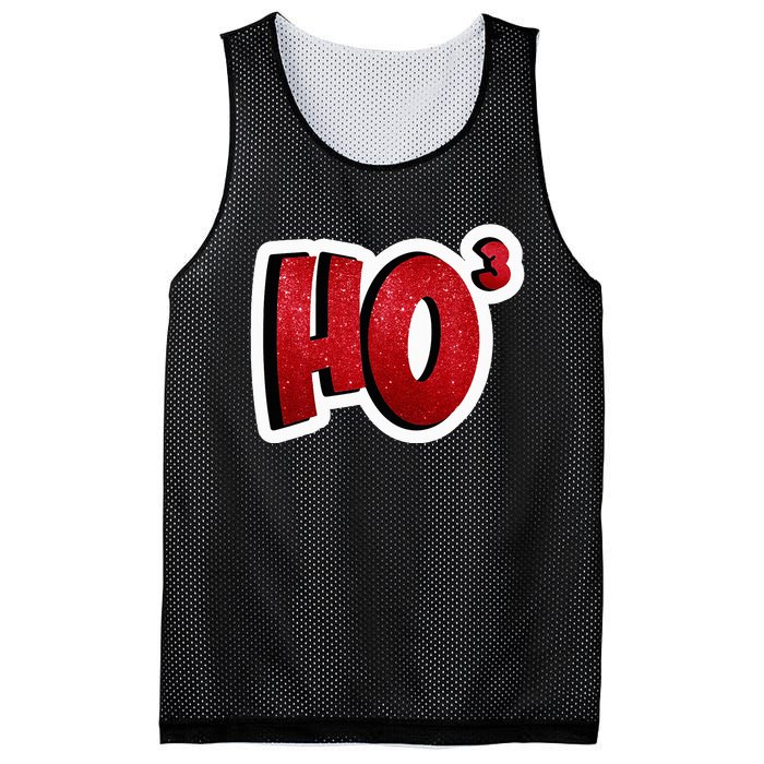 Santa Ho Shorthand Nerdy Engineer Christmas Red Ho3 Mesh Reversible Basketball Jersey Tank