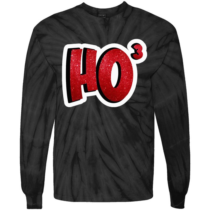 Santa Ho Shorthand Nerdy Engineer Christmas Red Ho3 Tie-Dye Long Sleeve Shirt