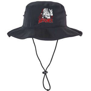 Sleigher Hail Santa Heavy Metal Christmas Legacy Cool Fit Booney Bucket Hat