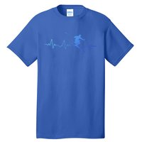 Ski Heartbeat Skiing Cool Gift Cute Gift Tall T-Shirt