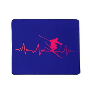 Ski Heartbeat Skiing Cool Gift Cute Gift Mousepad