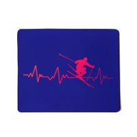 Ski Heartbeat Skiing Cool Gift Cute Gift Mousepad