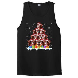 Santa Hat Squirrel Lovers Christmas Tree Gift PosiCharge Competitor Tank