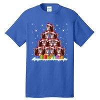 Santa Hat Squirrel Lovers Christmas Tree Gift Tall T-Shirt