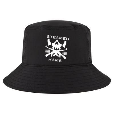 Steamed Hams Skull Guns Cool Comfort Performance Bucket Hat