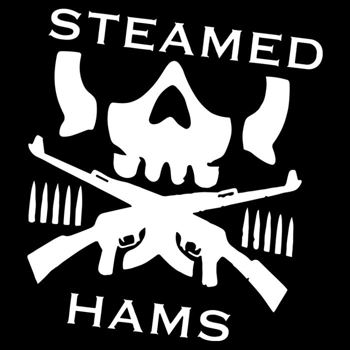 Steamed Hams Skull Guns Cooling Performance Crew T-Shirt