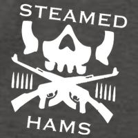 Steamed Hams Skull Guns Vector Backpack