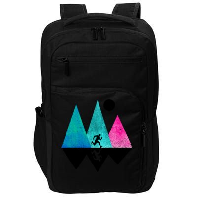 Sprinting Hobby Sports Nature Mountains Track And Field Cute Gift Impact Tech Backpack