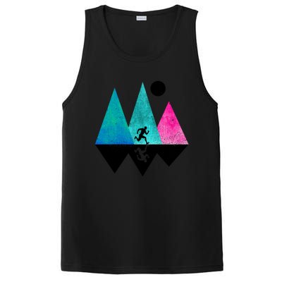 Sprinting Hobby Sports Nature Mountains Track And Field Cute Gift PosiCharge Competitor Tank