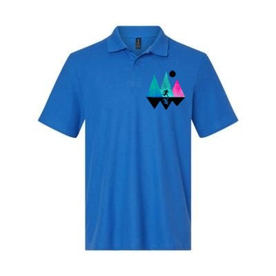 Sprinting Hobby Sports Nature Mountains Track And Field Cute Gift Softstyle Adult Sport Polo