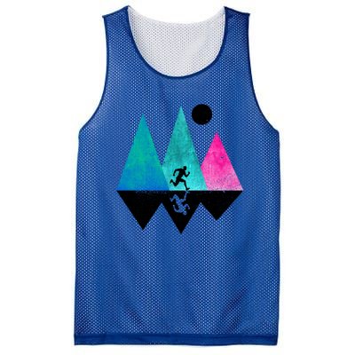 Sprinting Hobby Sports Nature Mountains Track And Field Cute Gift Mesh Reversible Basketball Jersey Tank