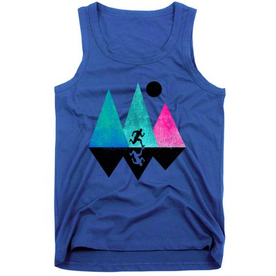 Sprinting Hobby Sports Nature Mountains Track And Field Cute Gift Tank Top