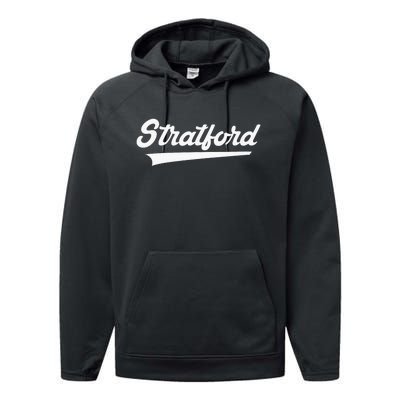 Stratford High School Vintage Swoosh Performance Fleece Hoodie