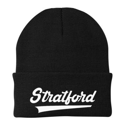 Stratford High School Vintage Swoosh Beanie
