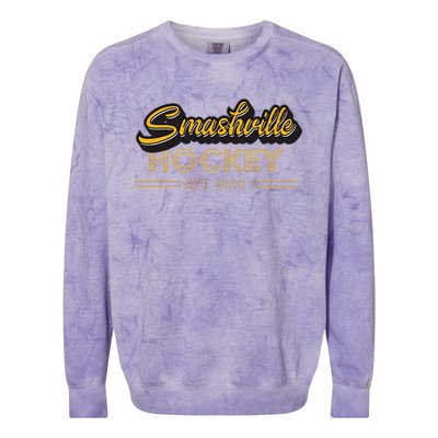 Smashville Hockey Colorblast Crewneck Sweatshirt