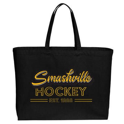 Smashville Hockey Cotton Canvas Jumbo Tote